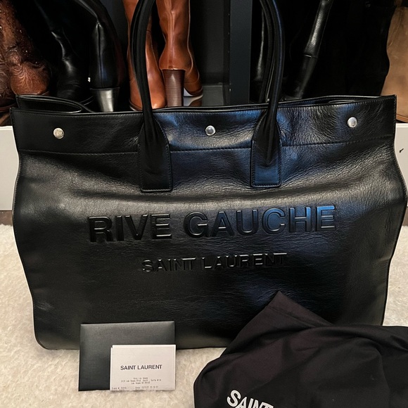 YSL Rive Gauche Tote in Smooth Leather - Picture 1 of 5